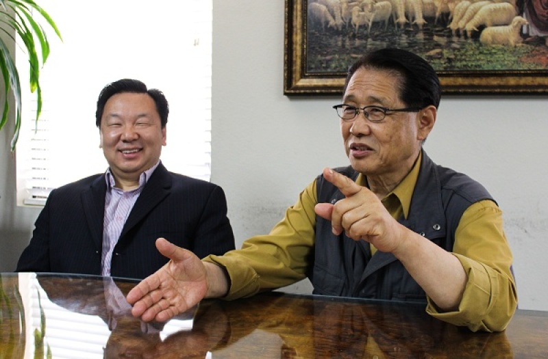 Pastor Timothy Yoo and Reverend John Kim