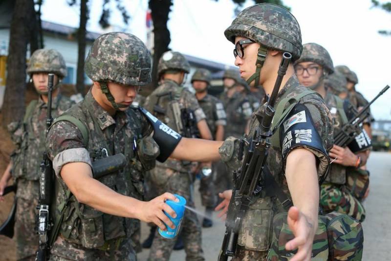 South Korean soldiers