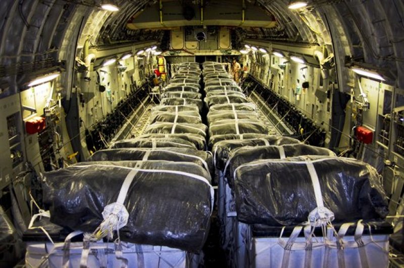 Supplies To Be Dropped from US Plane for Iraqi Civilians