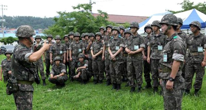 Trainee Korean Army Officers 