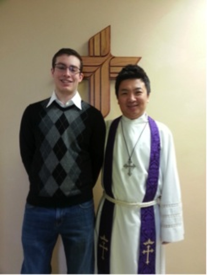 Jeremy Shultz and Pastor Jeong