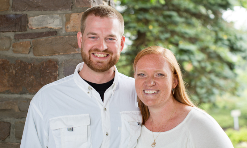 Dr. Kent Brantly with his wife Amber