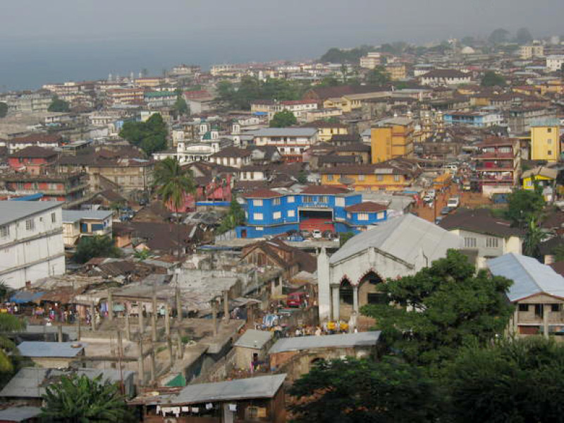 View of Freetown, Sierra Leone