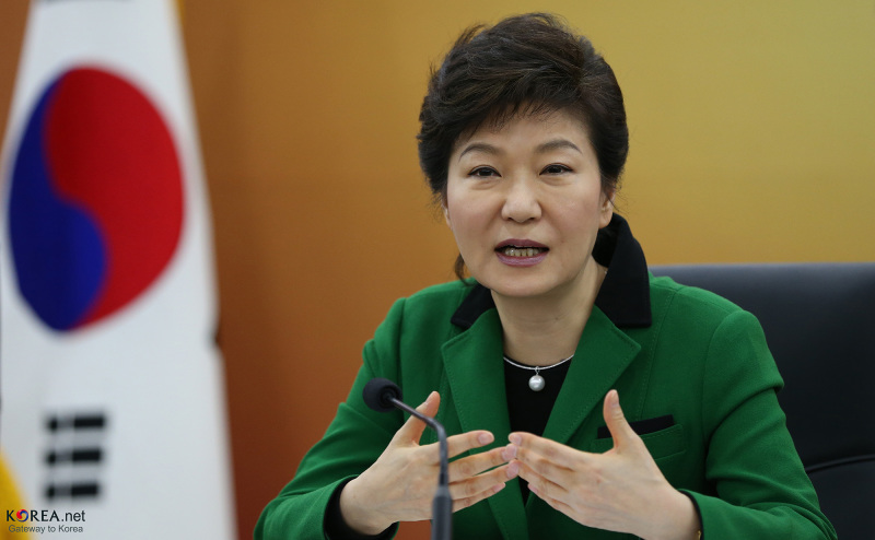 Korean President Geun-hye Park