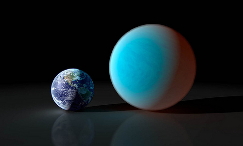 Artists's rendition of a super-earth