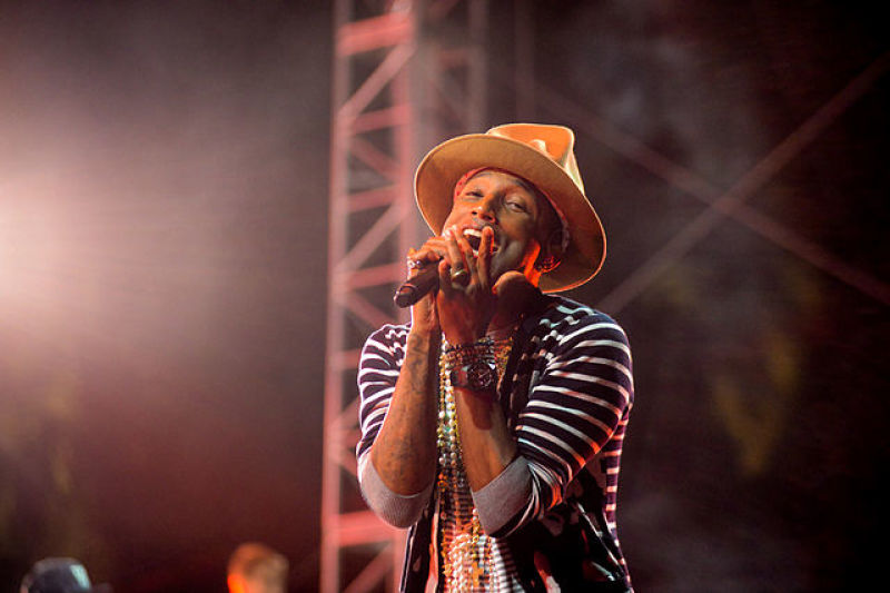 Pharrell Williams at the 2014 Coachella Valley Music and Arts Festival