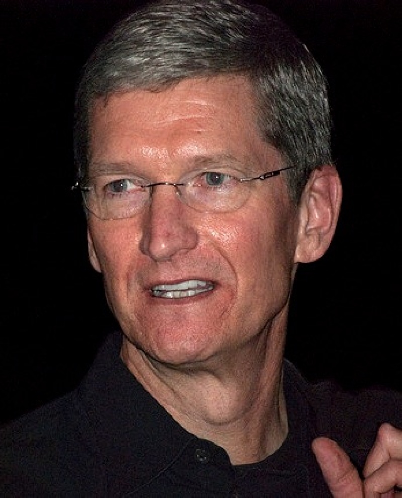 Tim Cook Attends MacBook Expo