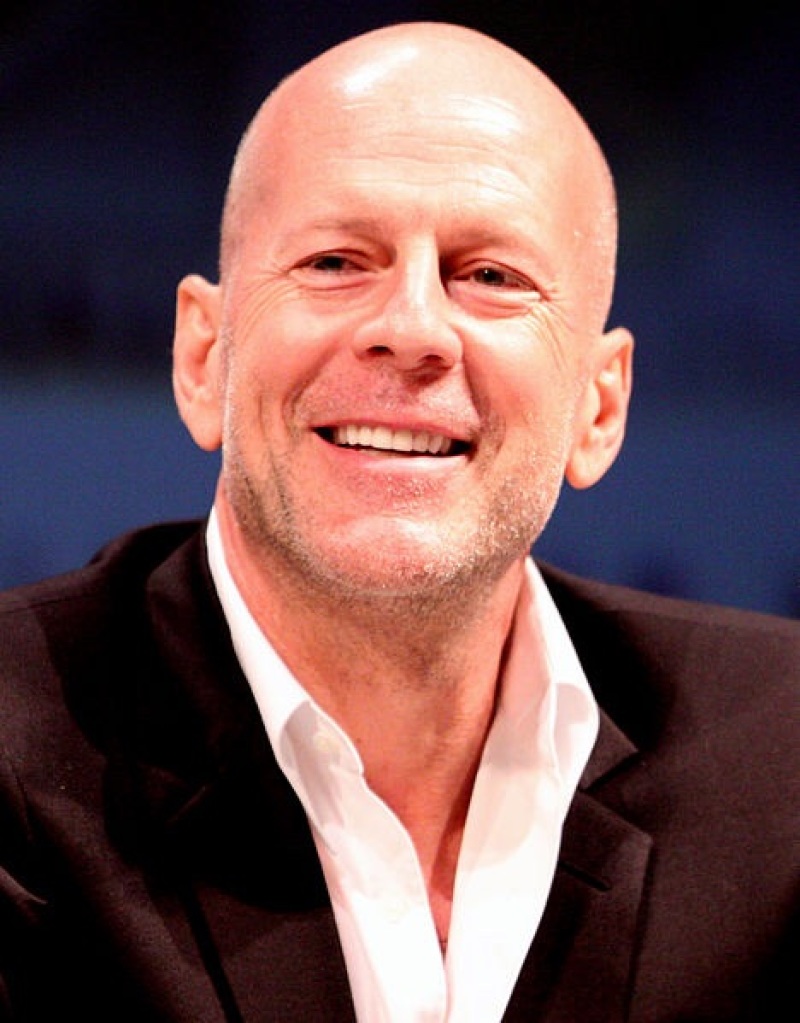 Bruce Willis Speaks at Comic Con