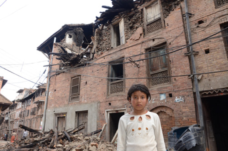 Nepal earthquake children