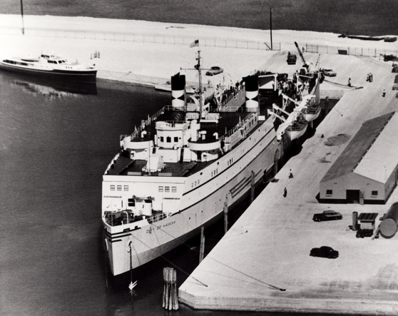 The Cuban Ferry City of Havana at the dock on Stock Island