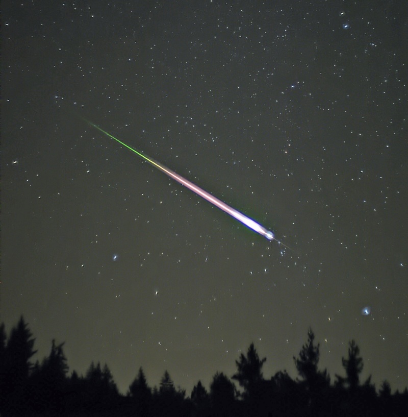 Photo of the Leonids Meteor Shower