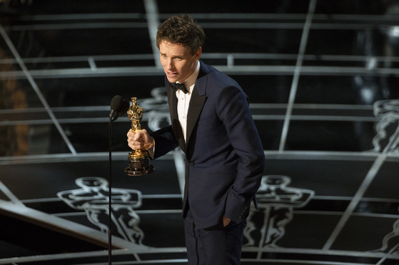 Eddie Redmayne at the Oscars 2015