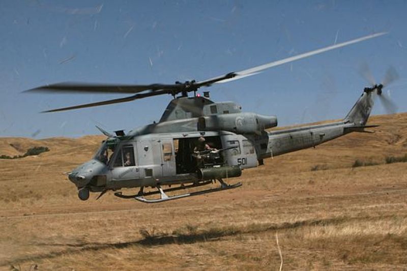 UH-1Y Huey Helicopter in Camp Pendleton