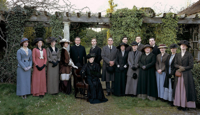 The cast of 'Downton Abbey'