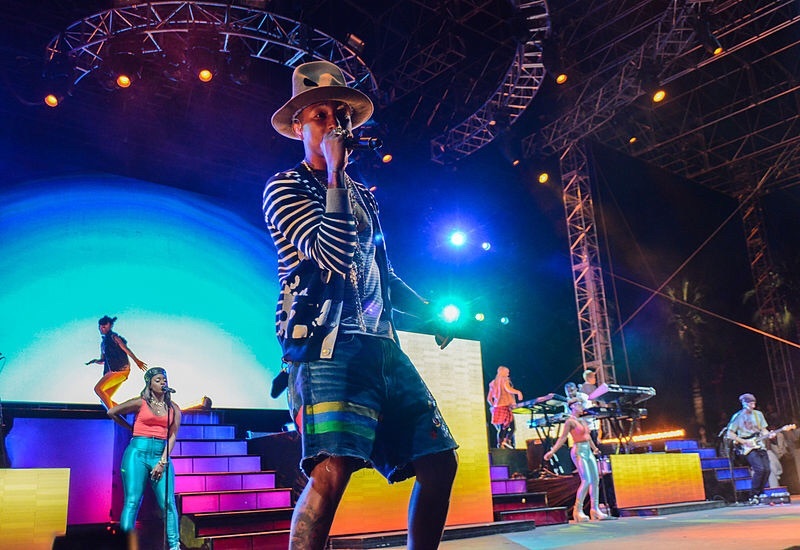 Pharrell Williams Performs at Coachella
