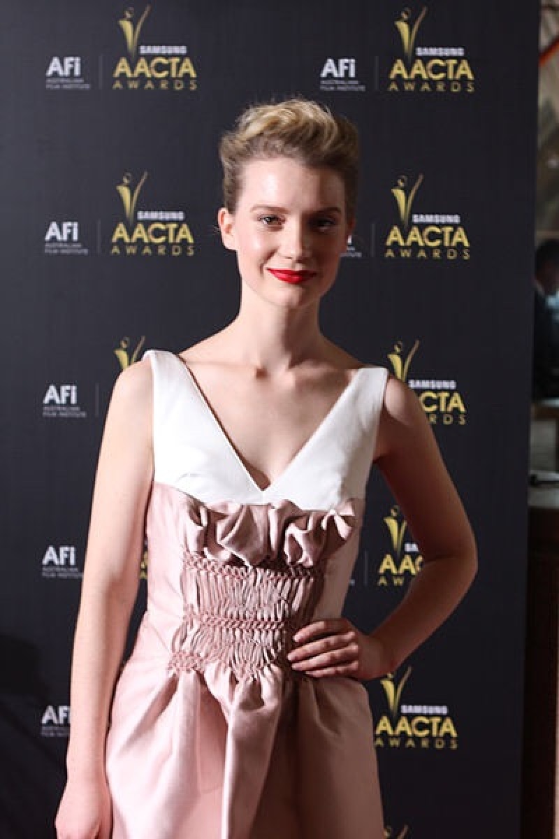 Mia Wasikowska Attends AACTA Awards