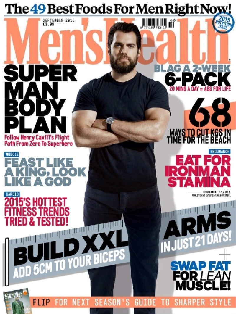 Henry Cavill for Men's Health UK