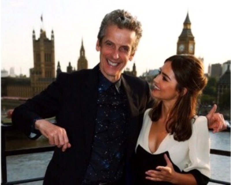 Peter Capaldi and Jenna Coleman