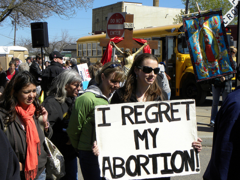 Anti-abortion protest 