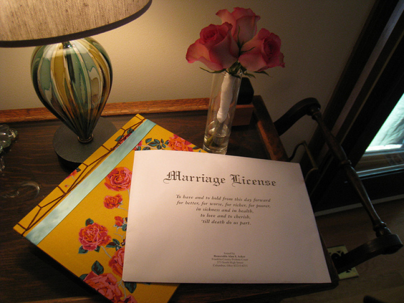 Marriage licenses 