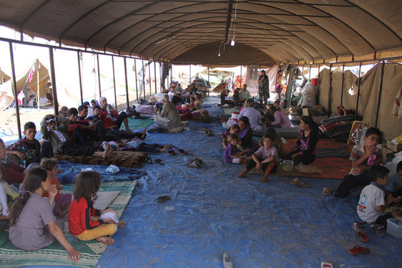 Iraq Yazidi refugees