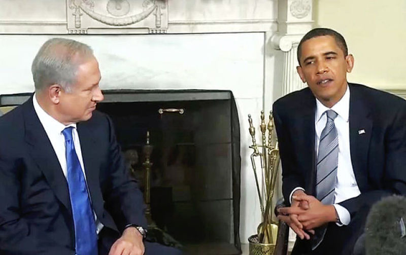 Israeli Prime Minister Benjamin Netanyahu and President Barack Obama