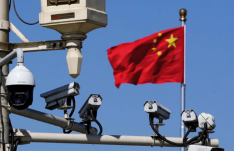 CCTV installed on the streets of China