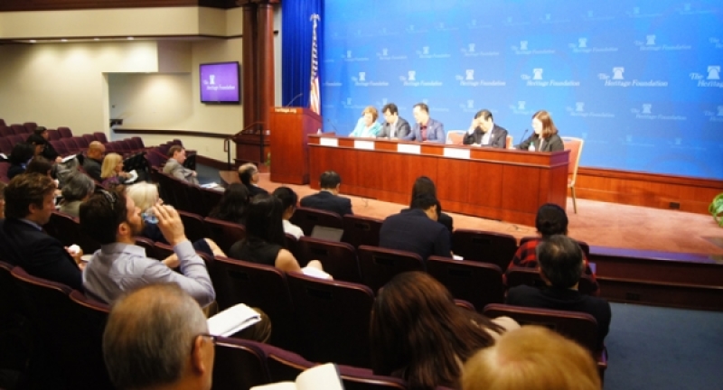 North Korean Human Rights Debate at the event hosted by the North Korea Freedom Coalition in April last year.