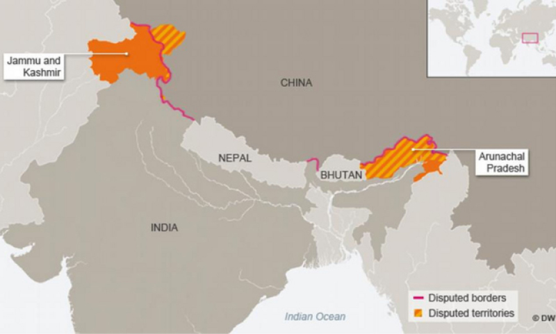 The India-China border