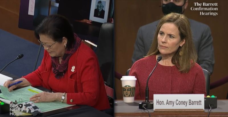 Democrat Scolds Barrett for Saying “Sexual Preference” After Biden Used Same Term