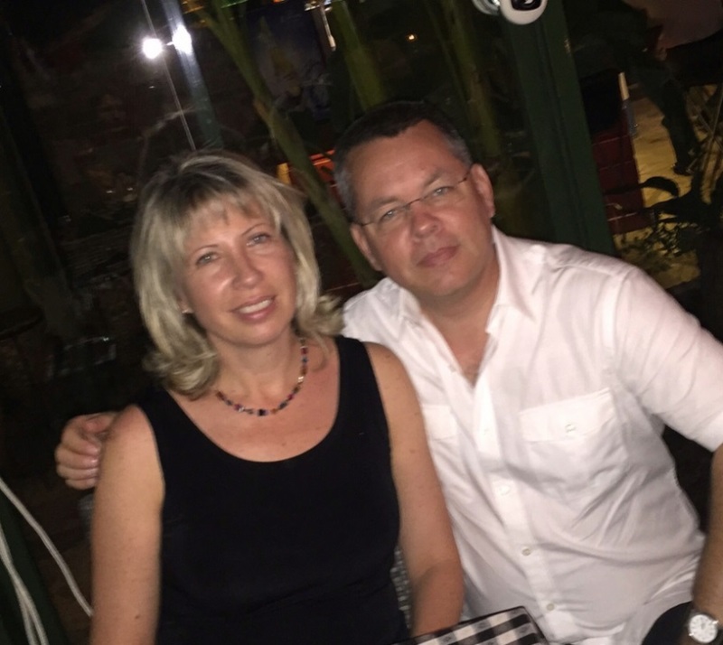 Pastor Andrew Brunson with his wife Norine