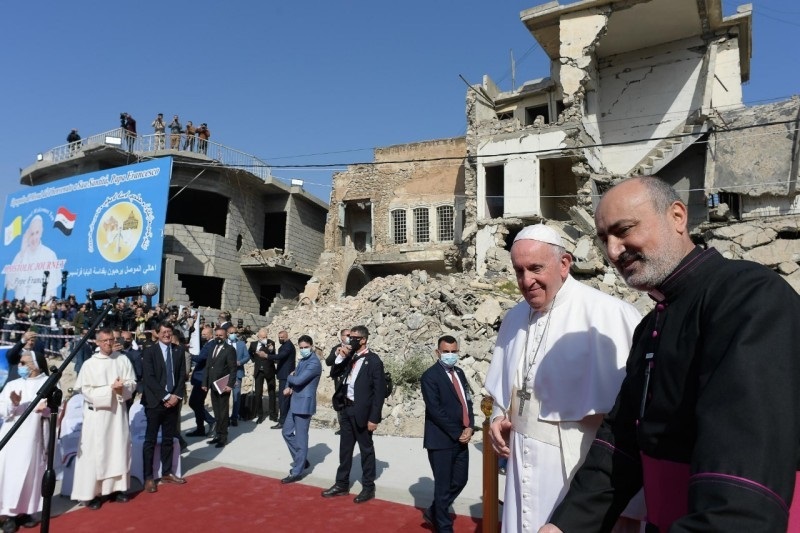 Pope Francis in Mosul