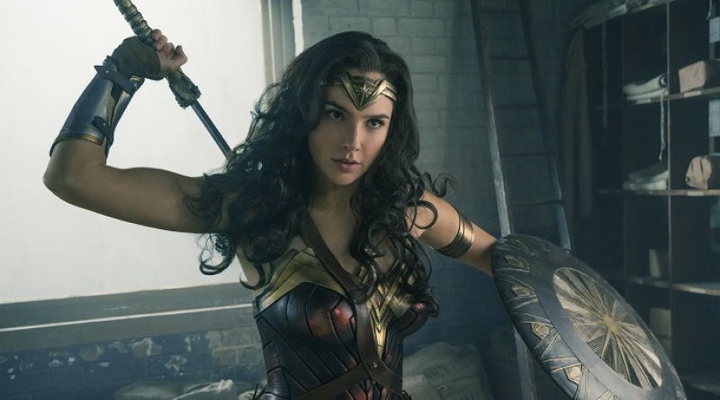 Israeli actor Gal Gadot as "Wonder Woman"
