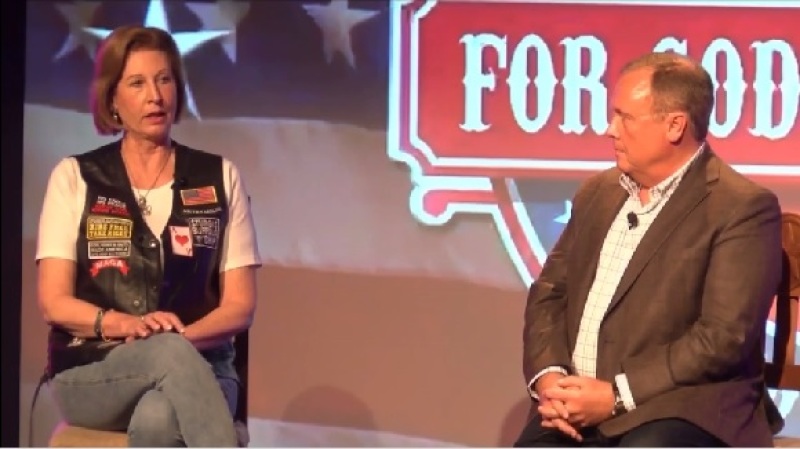 Sidney Powell during the "For God & Country Patriot Roundup"