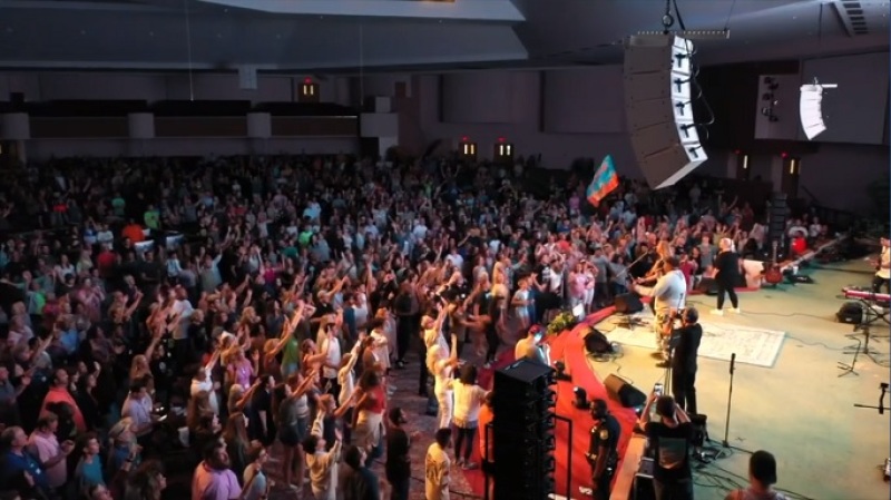 Sean Feucht's Let Us Worship tour in Virginia