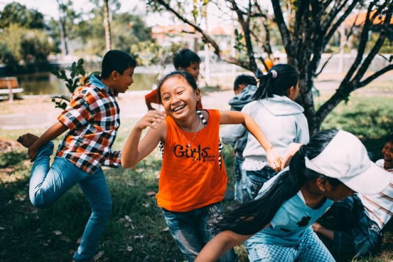 children having fun while playing with each other