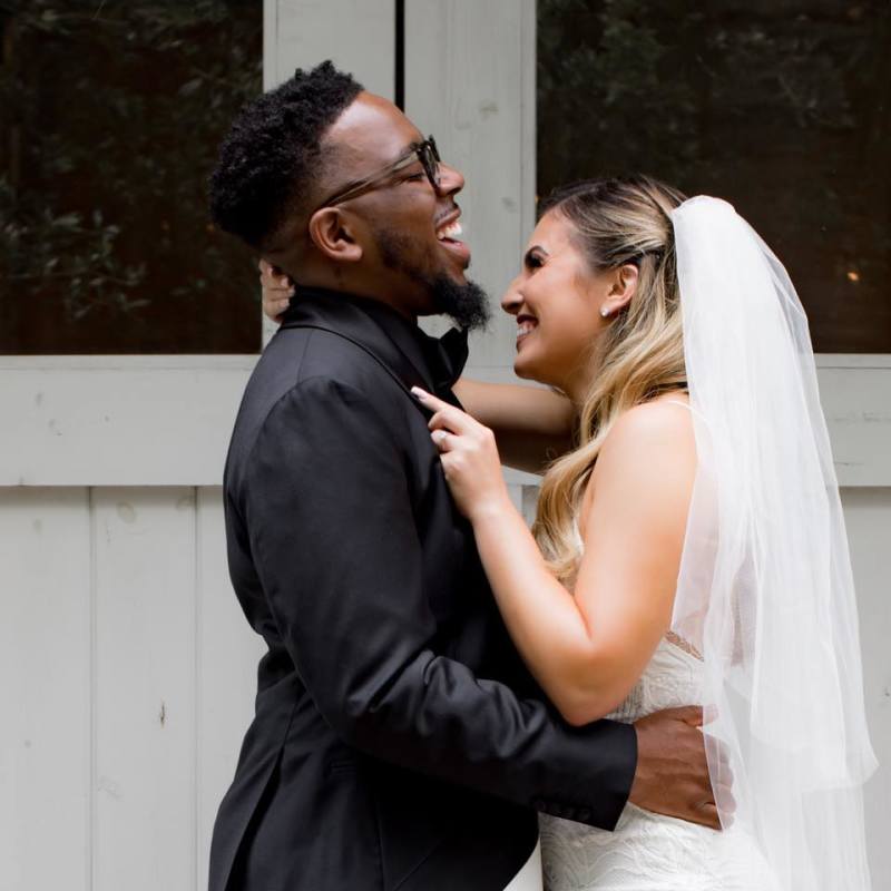 Newlyweds Chandler Moore and Hannah Poole