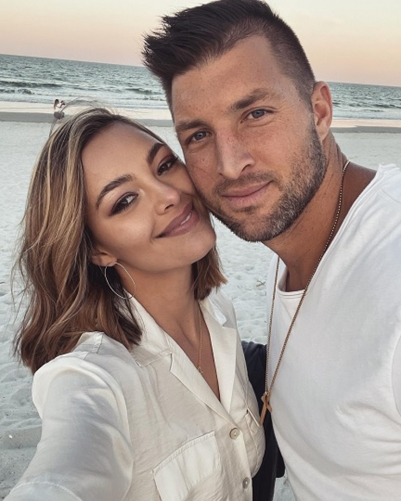 Demi-Leigh Tebow with husband Tim