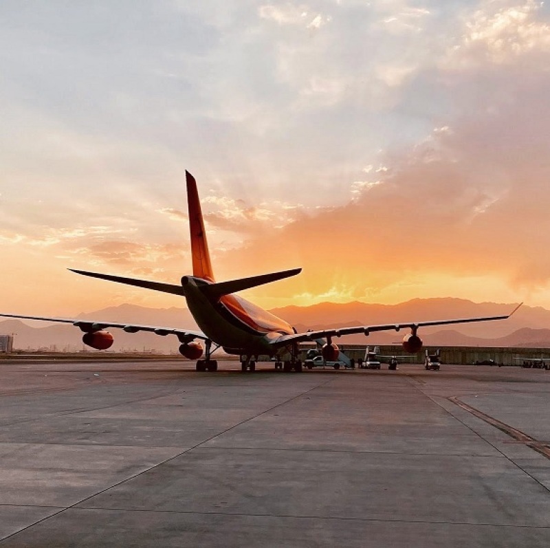 One of the last planes to leave Kabul, Afghanistan before the bombings.