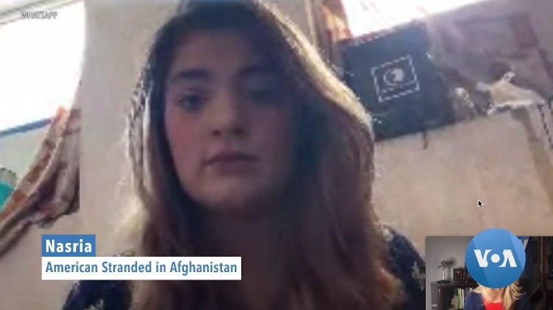 Nasria, a pregnant American woman stranded in Afghanistan