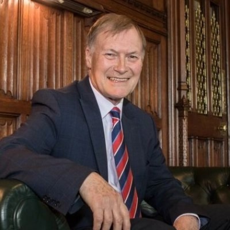 Conservative British Member of the Parliament David Amess