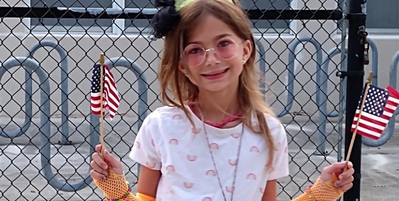 Brave Eight-year-old Florida elementary school girl Fiona Lashell