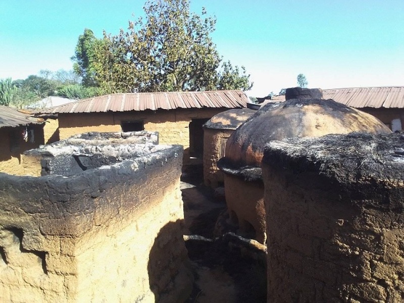 homes burned by the Muslim Fulani herdsmen