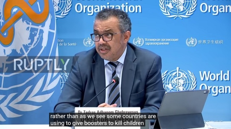 World Health Organization Director-General Dr. Tedros Adhanom Ghebreyesus