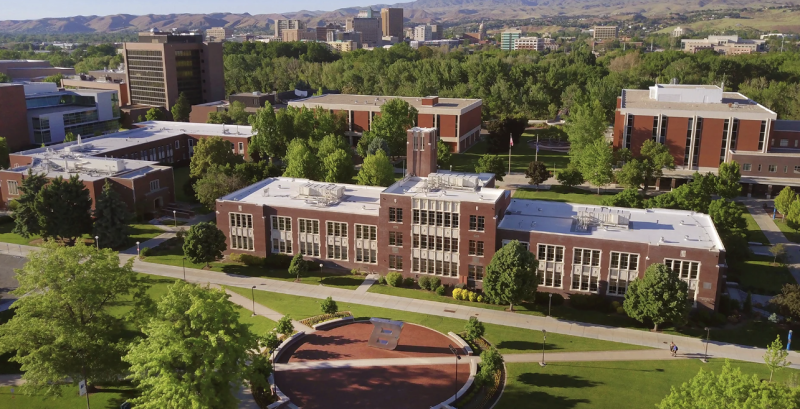 The campus of Boise State University of Boise, Idaho.