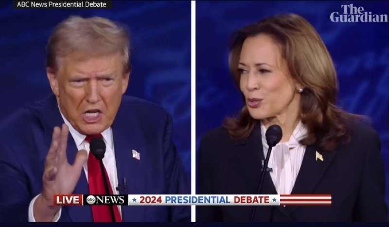 Former President Donald Trump, the Republican presidential candidate, and Vice President Kamala Harris, the Democratic presidential candidate.