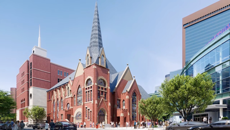 First Baptist Church in Dallas, Texas.