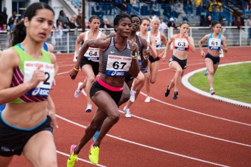 women's track and field event