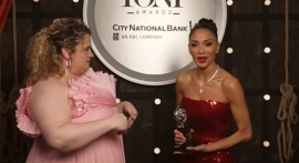 ‘Pussycat Dolls’ Nicole Scherzinger Wins Tony, Thanks God in Speech