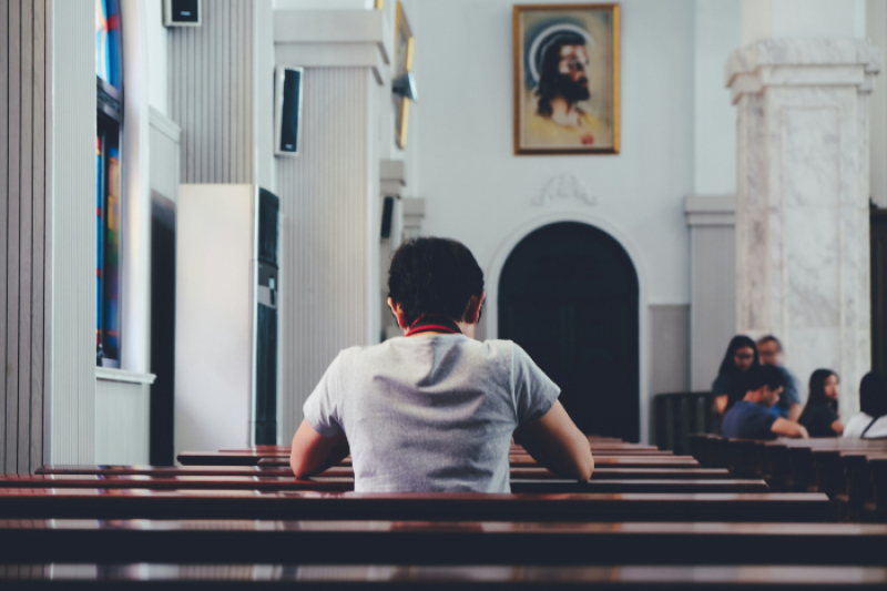praying believer